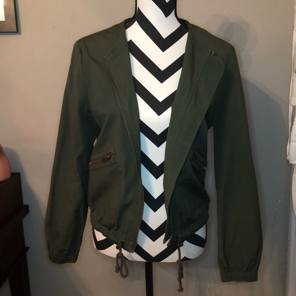 Army Green Bomber Jacket